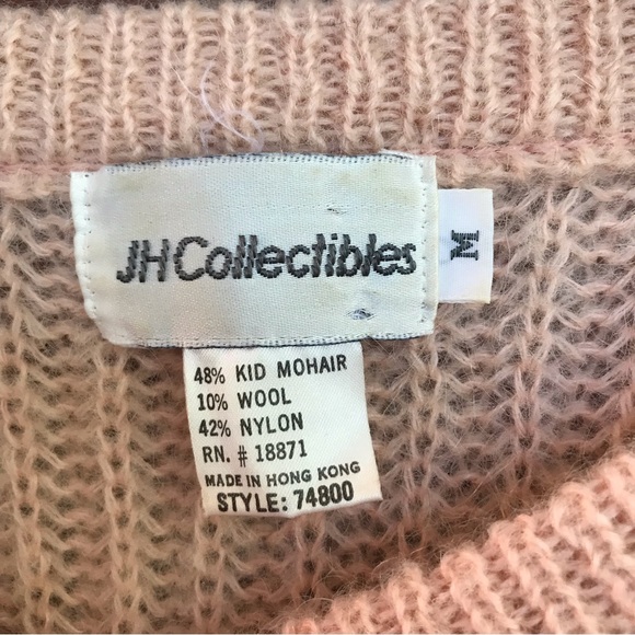 Handmade Knit Crochet Cardigan Grannycore Brown Tan Size Medium - Picture 12 of 13